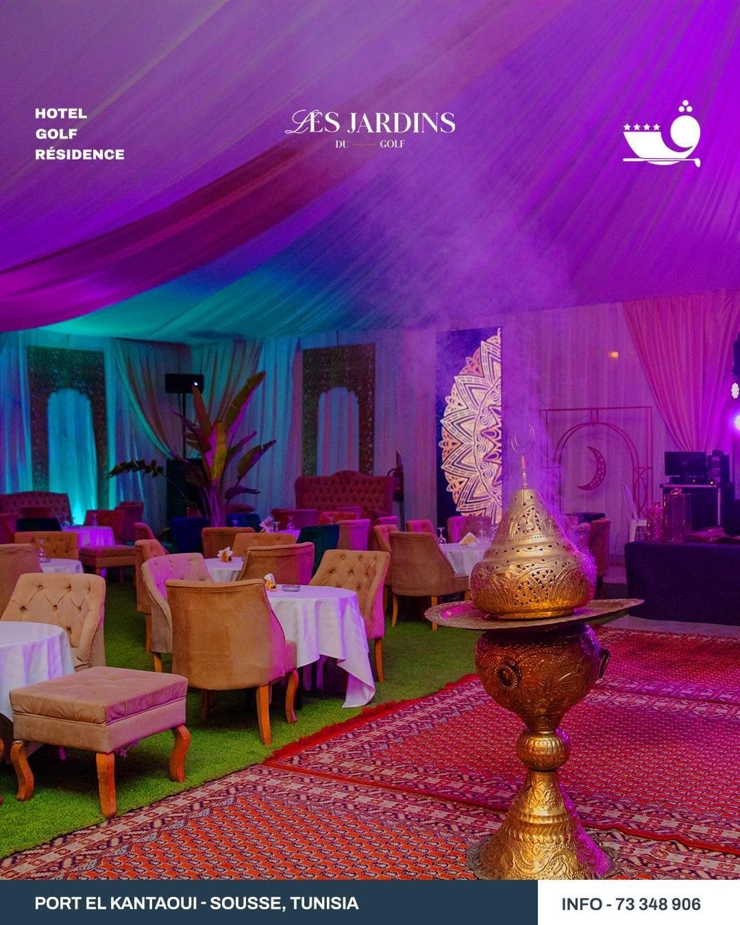 Les Jardins de Golf — Prestige · Jardin · Événements
